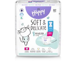 BELLA BABY HAPPY NEWBORN MAAT 1 - MAANDBOX (6 PAKKEN - 492 LUIERS)