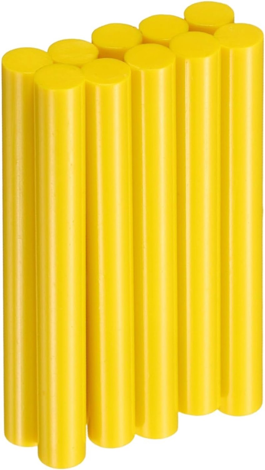 hete lijmstaafjes 11 mm x 100 mm - EVA smeltlijmsticks - sterke hechting - ideaal voor hout en kunststof - 10 stuks - ServiceTopper