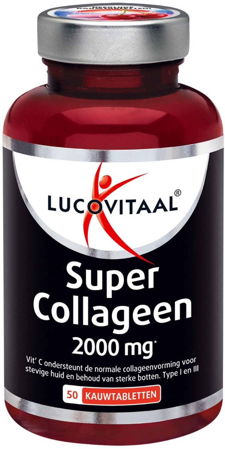 Lucovitaal Super Collageen 2000 mg 50 kauwtabletten