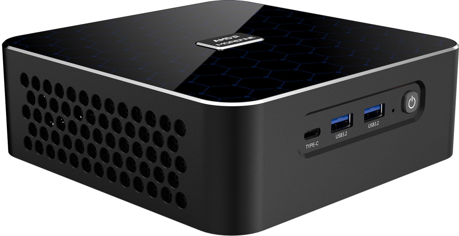 Morefine M600 Mini PC - AMD Ryzen 9 7940HS - 16 GB DDR5 - 1 TB SSD - Wi-Fi 6