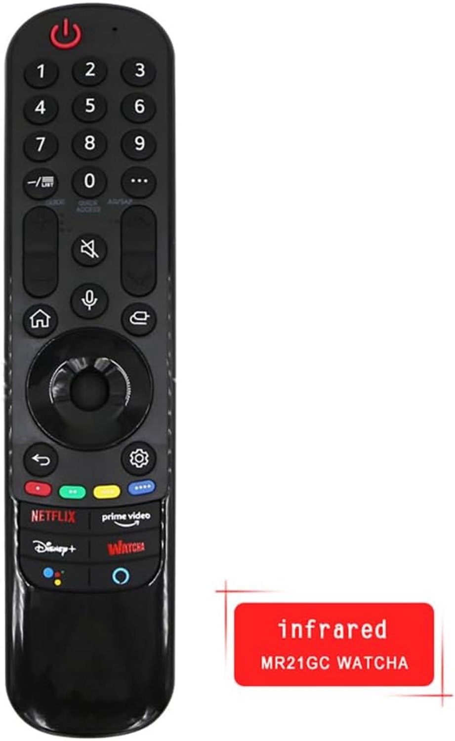 Afstandsbediening voor LG Smart TV - Infrarood - Compatibel met AN-MR21GA WATCHA - Geen programmering nodig - ServiceTopper