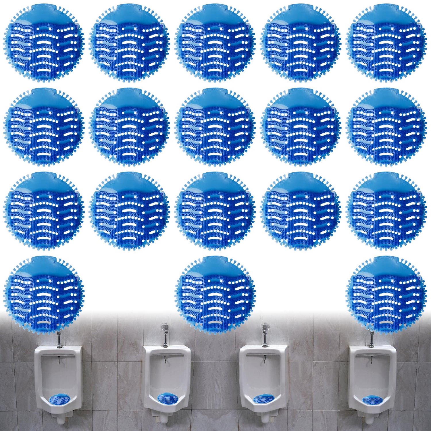 Urinoirzeef 18 Stuks met Geur - Universeel Urinoir Insert voor Frisse Toiletten