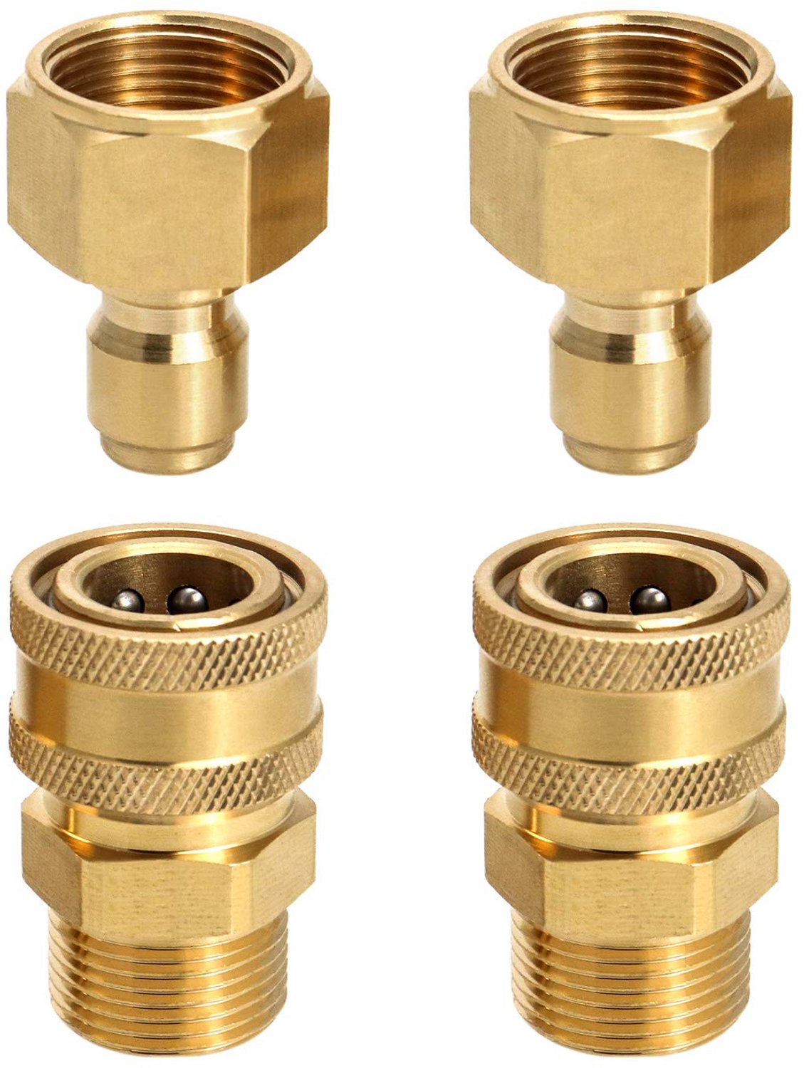 Set van 2 Hogedrukadapter voor Hogedrukreiniger