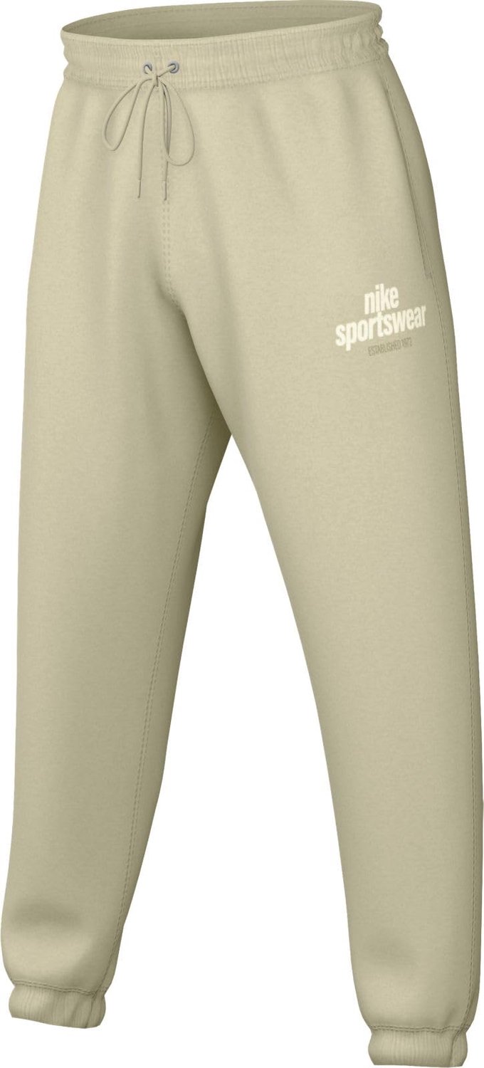 Heren Joggingbroek met Boord - Effen Licht Khaki