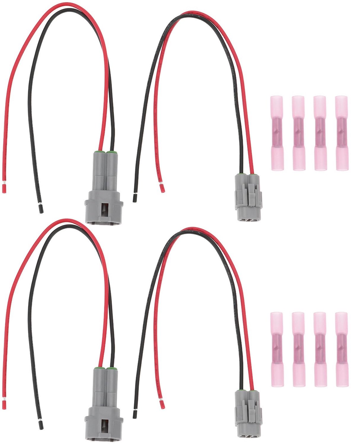 Voorbedrade 2-Pin Connectorstekker Set voor Elektrische Aansluitingen