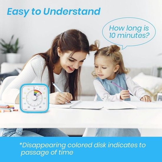 Kinderwekker met Leren Timer en Lichtgevende Visualisatie — afbeelding 3