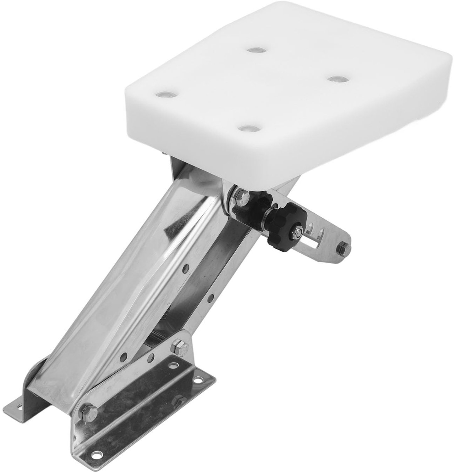 Buitenboordmotorhouder Roestvrij Staal 304 - Hulpmotorhouder - Compatibel met 7,5 tot 20 pk - 110 Pond Laadvermogen - Duurzaam - Stevig Ontwerp - Motorsteun