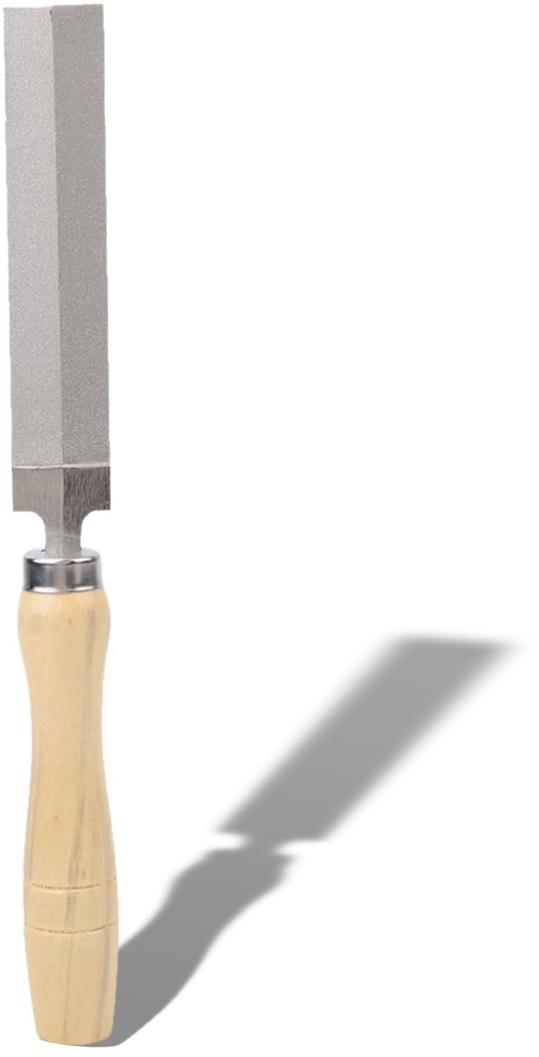 Zijdeachtige vijlen - Diamant-rookvijl - Tuingereedschap voor houtbewerking - 4 inch - Geschikt voor glas en metaal - Onmisbaar voor elke...