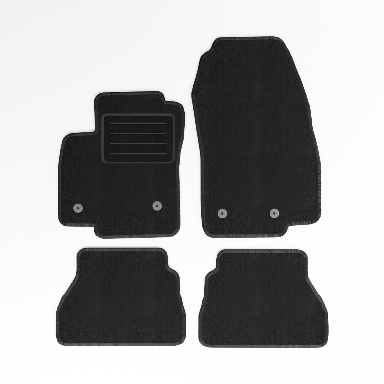 Mats4all | Naaldvilt automatten passend voor Ford B-Max facelift 2015-2017 | Antislip | Met versterking | 4-delig | Automatten | Mattenset