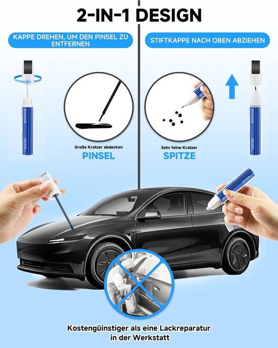 Touch Pen 2-in-1 voor Kleurherstel, Perfecte Kleurmatch voor Auto — afbeelding 5