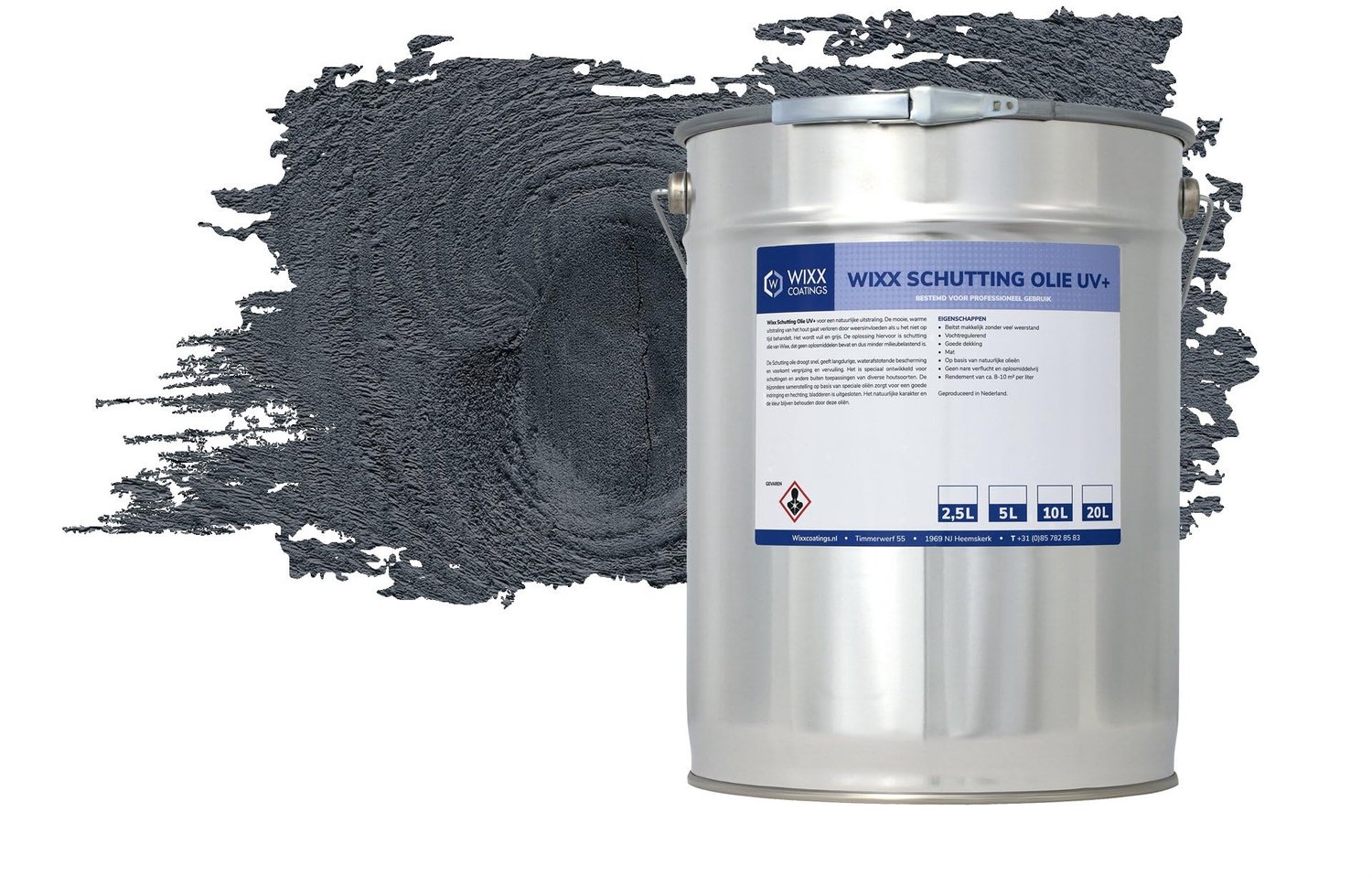 Fence Oil UV+ Houtbehandeling - Zwart - 5L