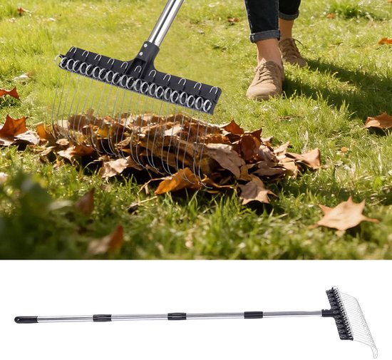 Tuinriek van Staal met Ergonomisch Handvat voor Efficiënt Raken — afbeelding 2