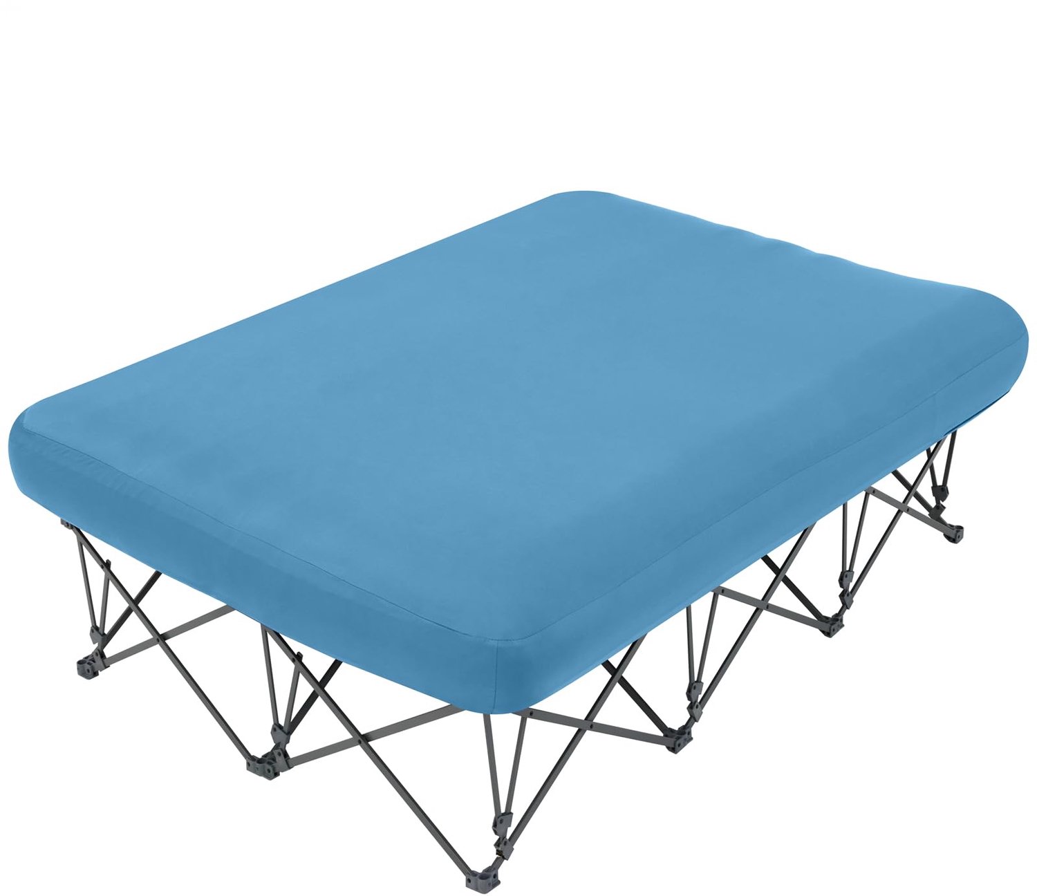 Vouwbare Campingbed met Opblaasbaar Luchtmatras en Draagtas
