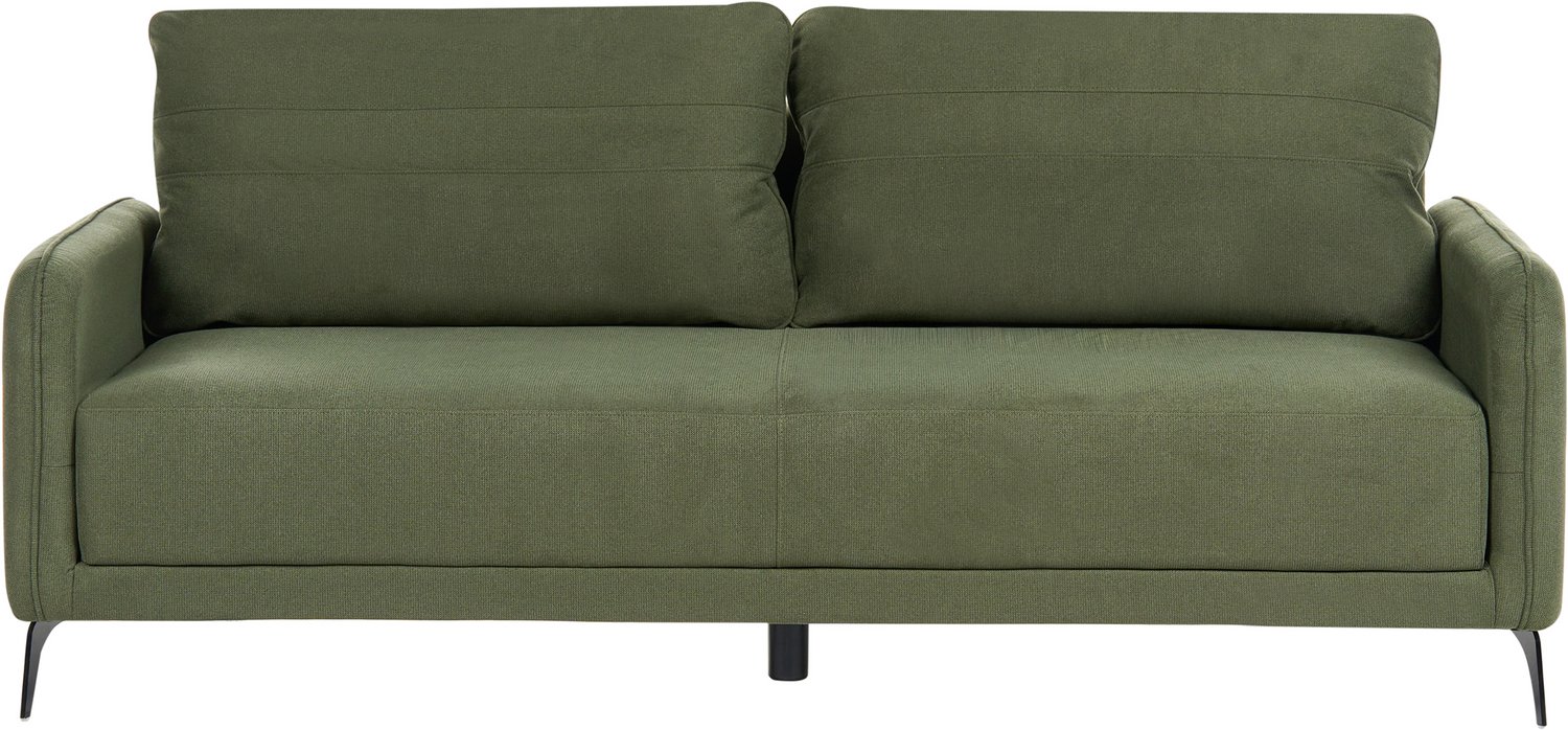 Beliani HEMING - Slaapbank 3-zits - Groen - Polyester