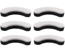 Waterfilter 6 Stuks - Kattenfontein Filter - Actieve Koolstof - Drievoudig Filtersysteem - Compatibel met NPET WF050/WF100 - Houdt Water Schoon - Kattenfonteinfilter