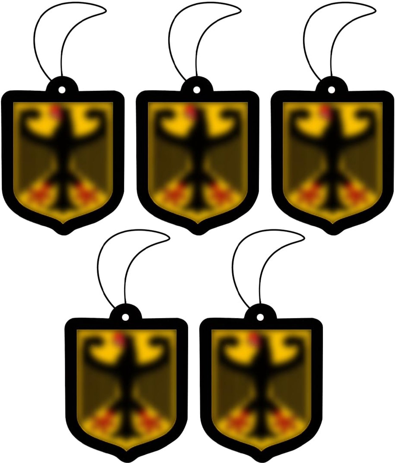 Set van 5 Auto Geurhangers met Duitse Adelaar Design