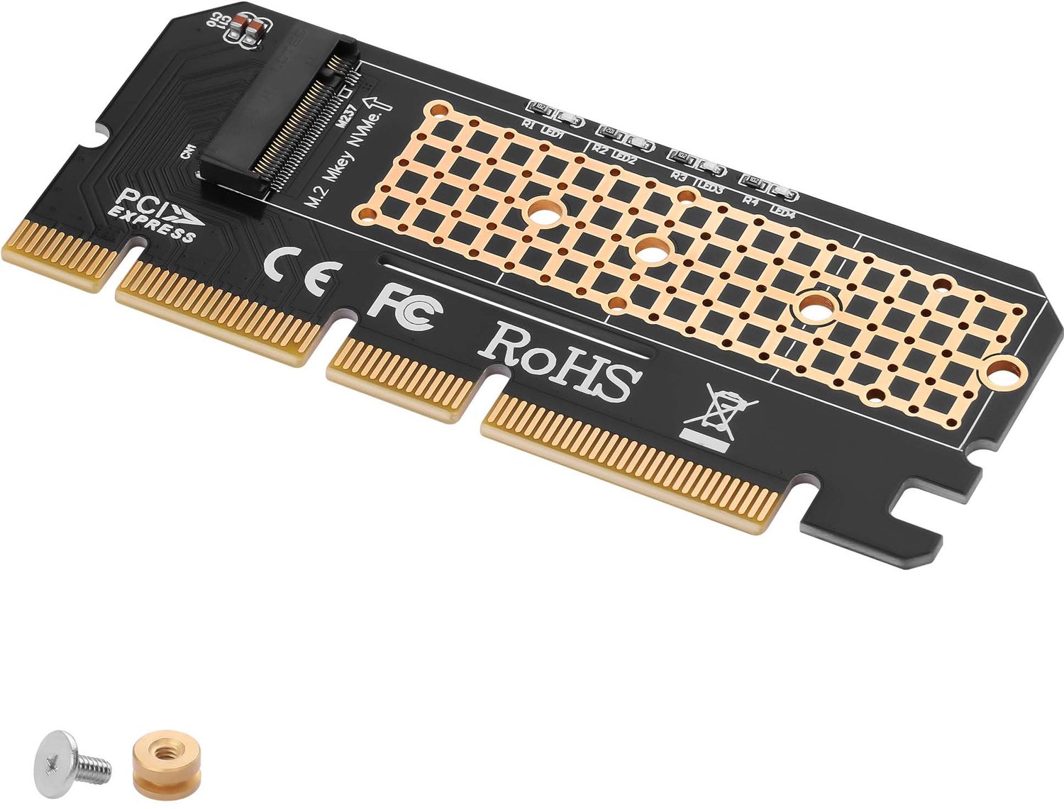 M.2 NVME SSD naar PCIe Adapterkaart