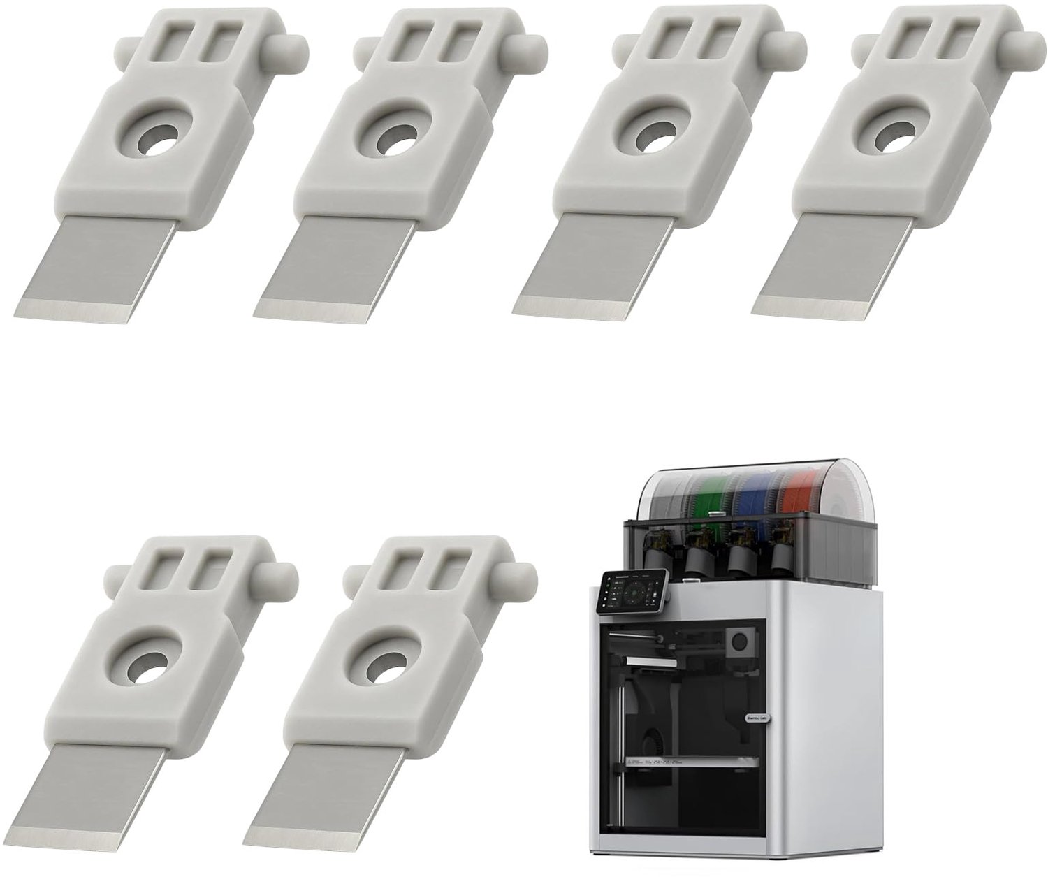 3D-printer Filament Cutter met Reservemesjes