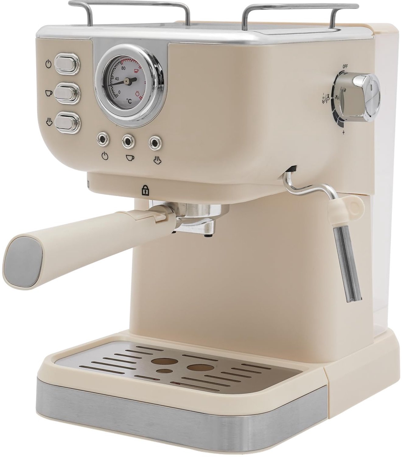 Espresso Machine 20 Bar - Met Melkopschuimer en 1.5 L Waterreservoir