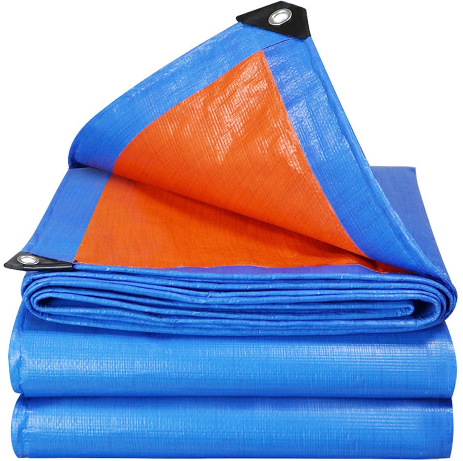 Waterdichte Tarpaulin 3x4 m - Multifunctionele Zeil voor Tuin en Camping - Militair Groen/Zilver
