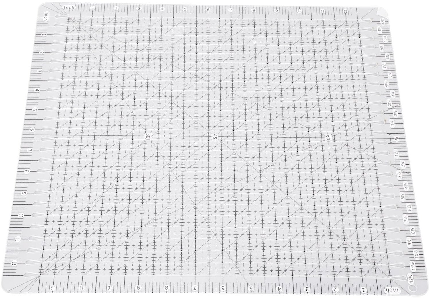 5-in-1 Quilt Snijregel voor Precisie Snijden van Stof
