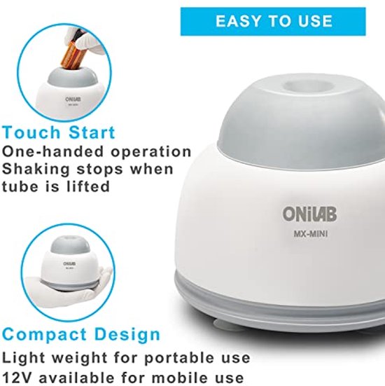 Mini Vortex Mixer - Compact en Gebruiksvriendelijk — afbeelding 3