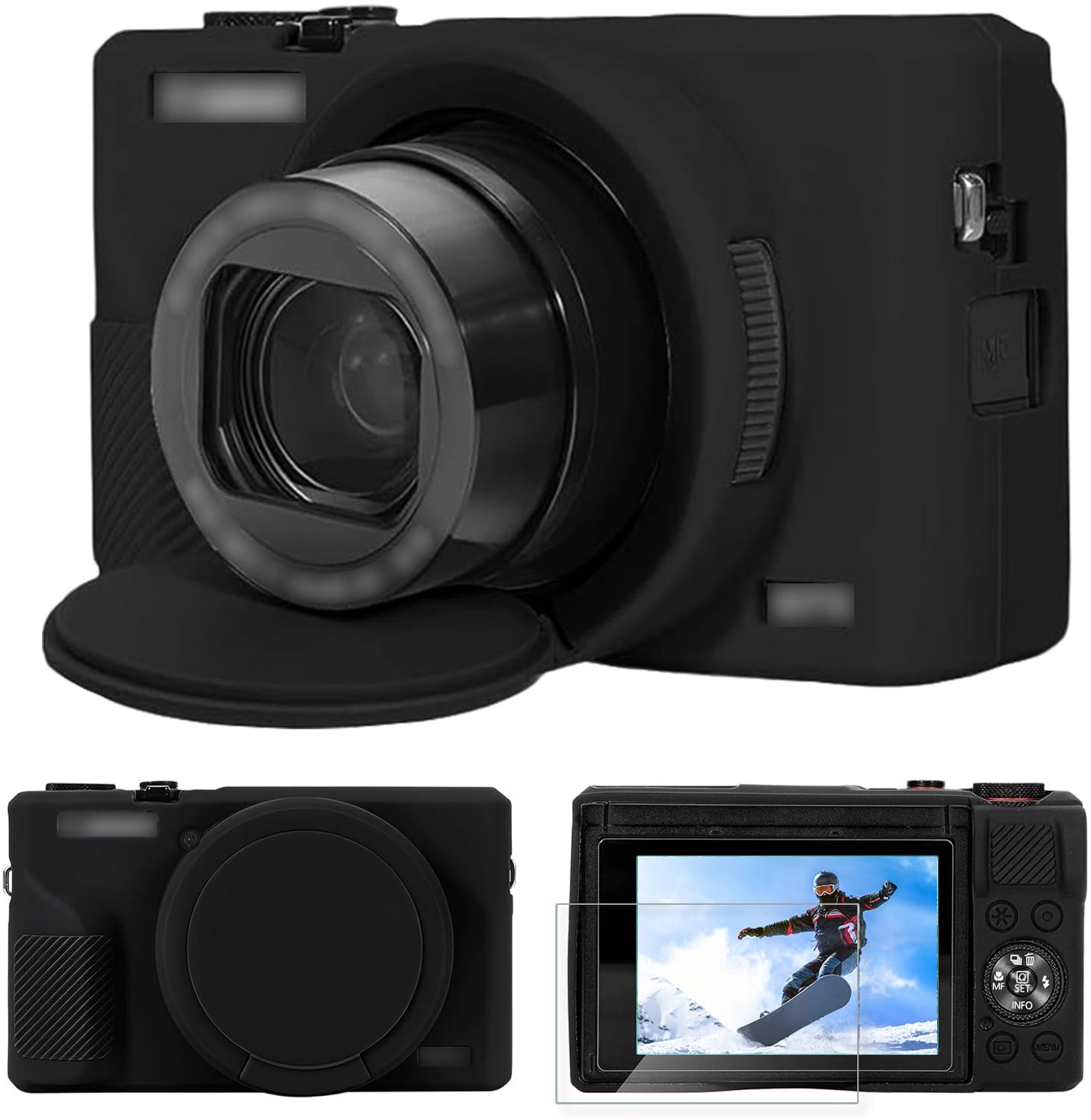 Silicone Camera Case voor Canon G7X Mark III