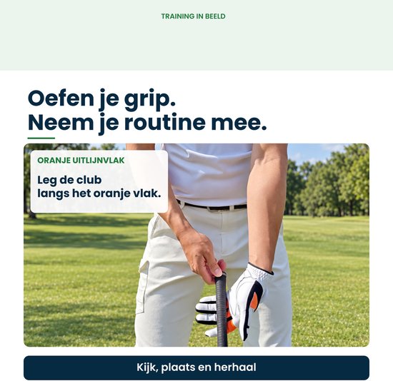 Stripe True Grip golfhandschoen - Griptraining, balmarker - S/M — afbeelding 5