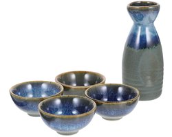 Sake Set Japanse Stijl - Sake Pot - Sake Bekers - Drankhouders - Porselein - Aardewerk - Sake Servies