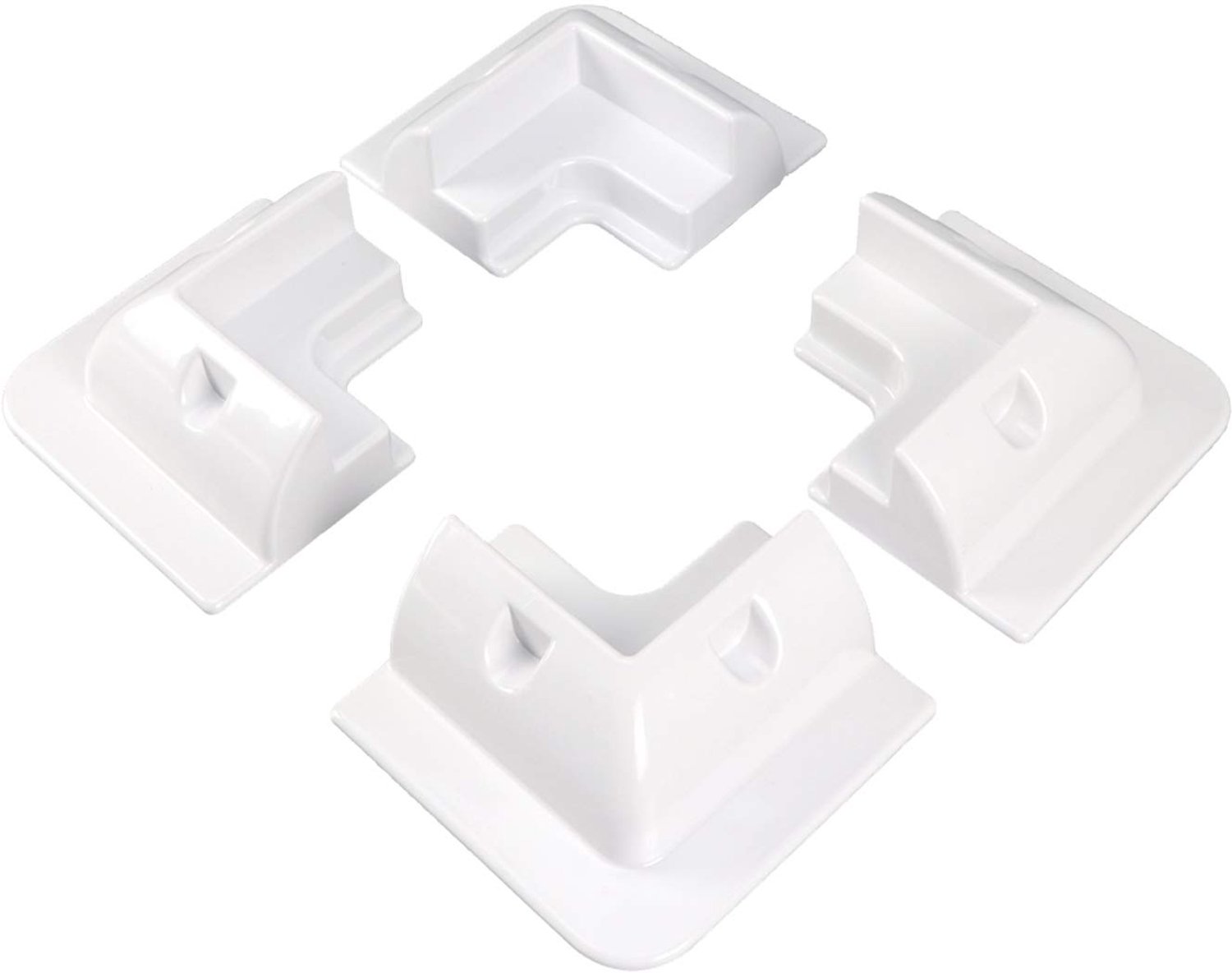 Solar Panel Houder Set van 4 - ABS, Wit