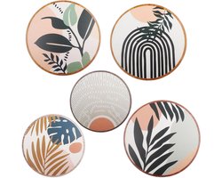 5 Delige Boho Wanddecoratie Set voor Thuis