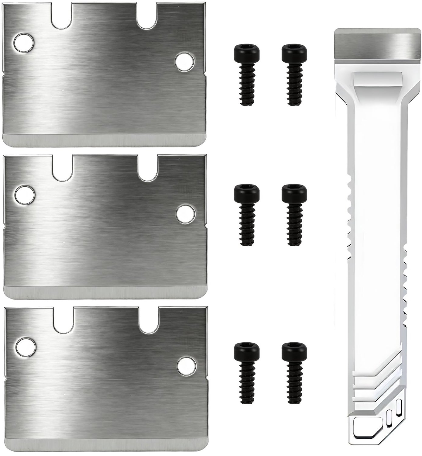 3 Stuks Vervangende Messen voor 3D Printer Schraper