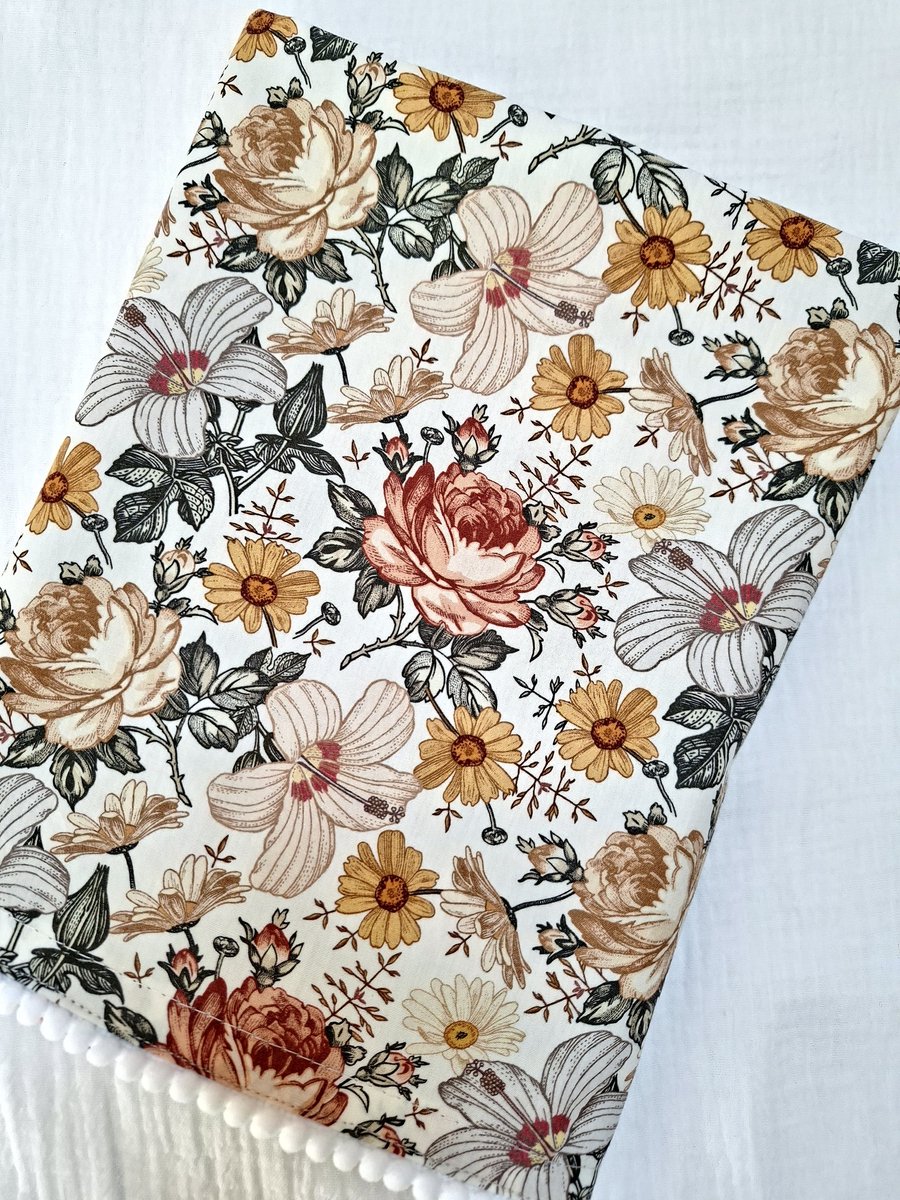 Oogappel Zomertuin Katoen Wieglaken 75x100 cm-Multicolour