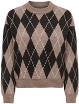 JDY - JDYBIANKA L/S ARGYLE PULLOVER KNT NOOS Dames Trui