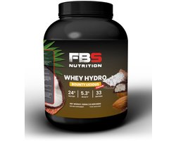 FBS Nutrition Whey Hydro - Bounty smaak - Whey Proteïne - Unieke smaken - Proteïne Poeder - Hoogwaardige Eiwitpoeder - Eiwitshakes - 1000 gram