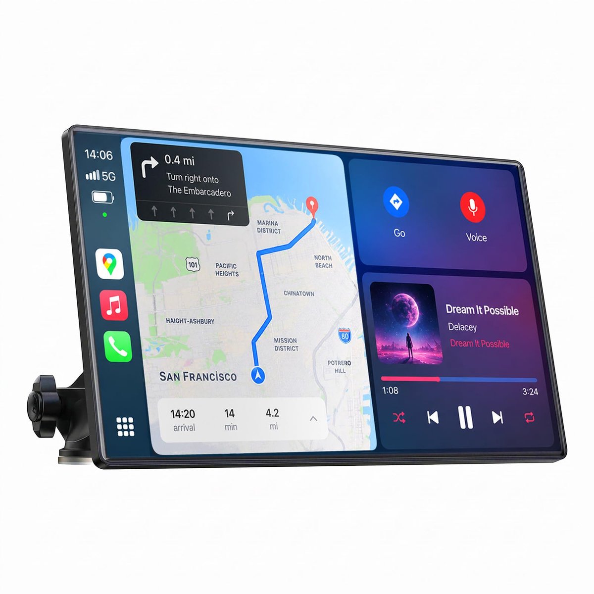 CarPlay Display 9,26 inch – Draadloos – Android Auto – Touchscreen – GPS Navigatie – Achteruitrijcamera