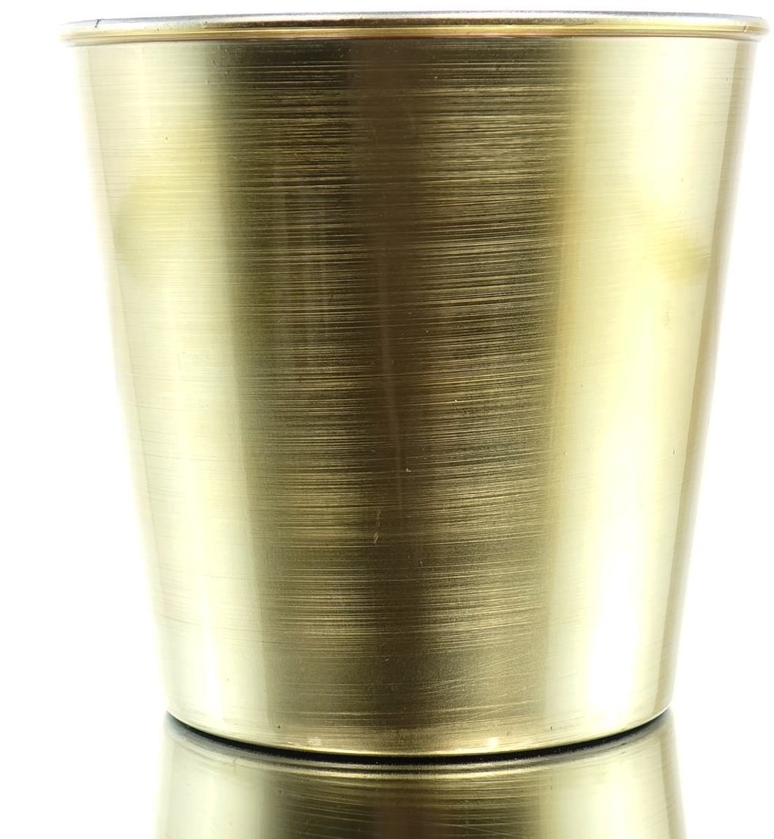 Scheulen Decopot Conisch Goudkleurig 13 cm - Kunststof