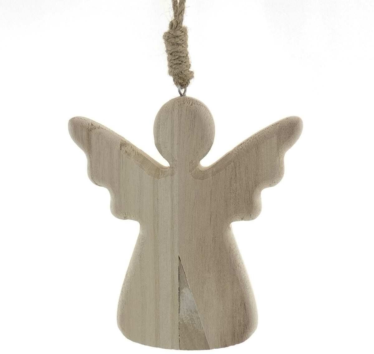 Scheulen Kerstengel Hanger Naturel 15 cm - Hout