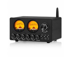 Novari - Versterker - Equalizer - Audio - Voorversterker - Hifi - 5 regelbare frequentiebanden - Bluetooth 5.0 - Bypassfunctie