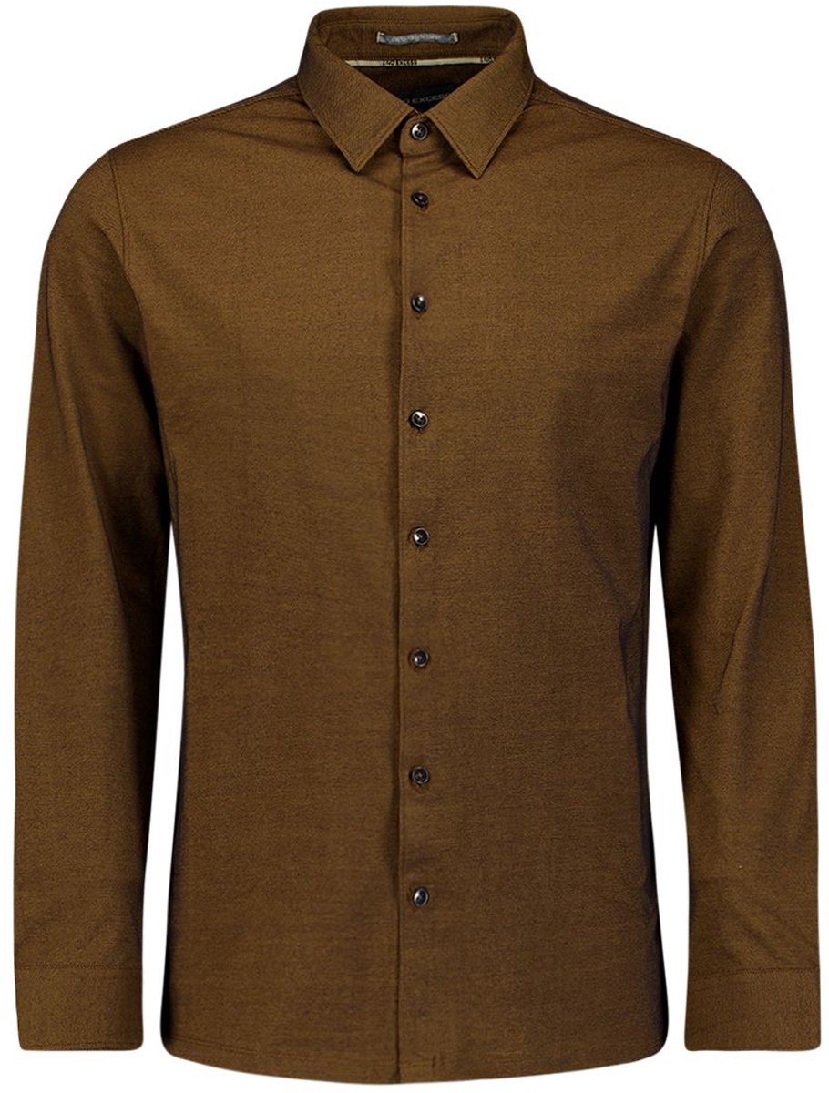 No Excess No Excess Overhemd Shirt Twill Jersey Caramel (33410881 - 048)