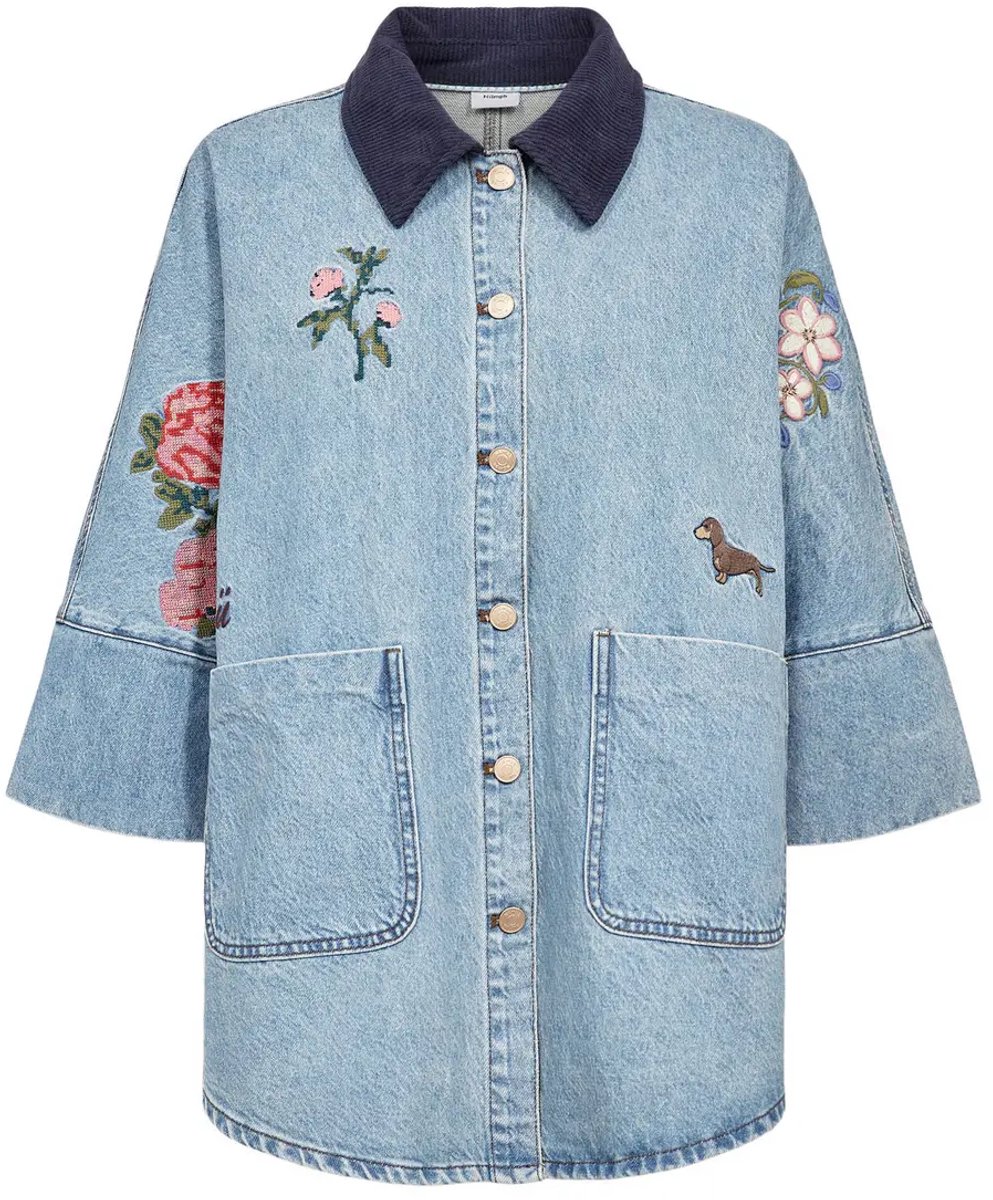 Damesjas van oversized denim Nümph Nudenma