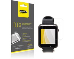 dipos – 2x Beschermfolie geschikt voor LILYGO T-Watch S3 Plus | 3D Full Cover Screenprotector | 100% Passend