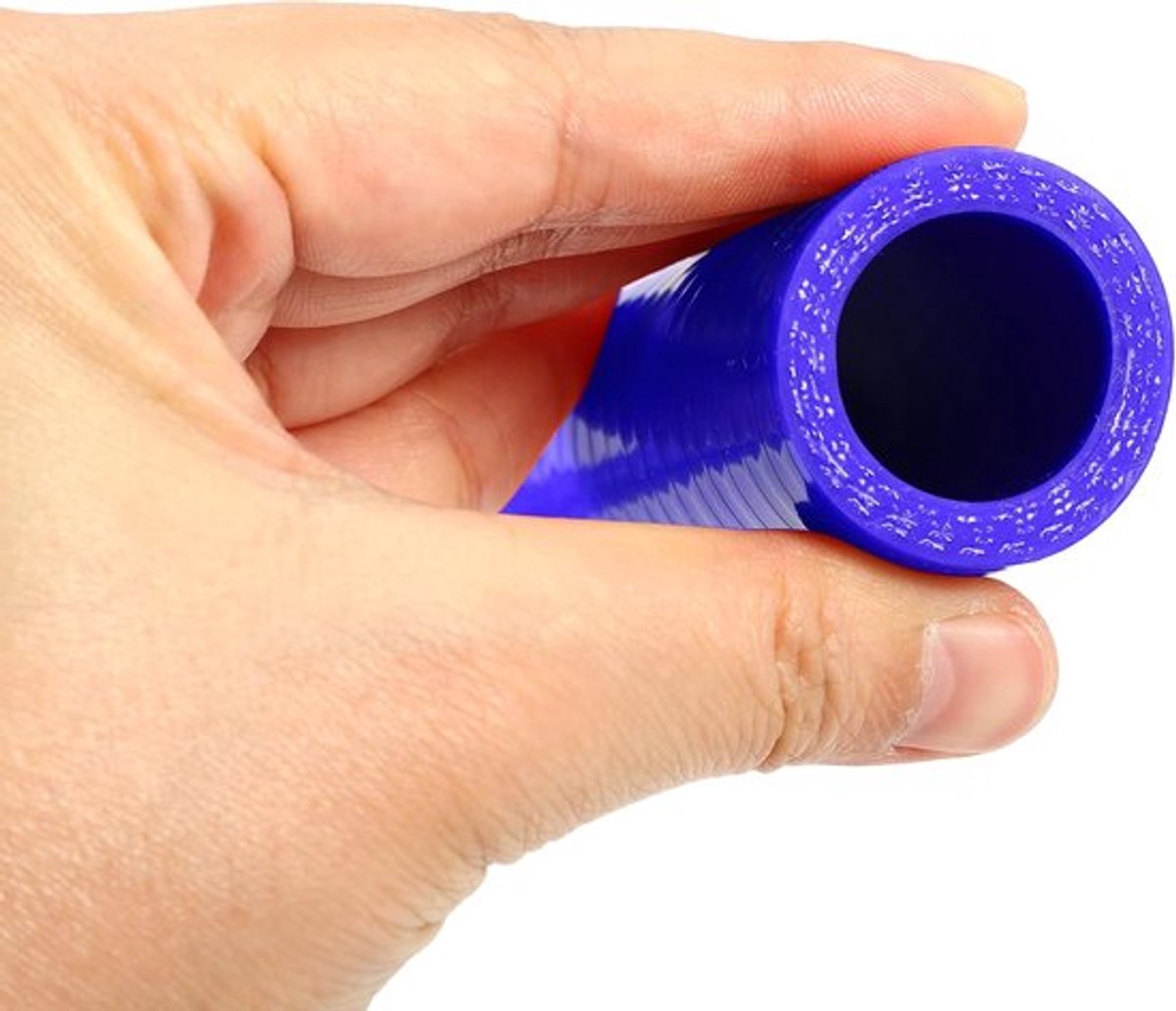 Dailygoods- Siliconen Slang 25mm Binnendiameter - 45 Graden Bocht - Blauw