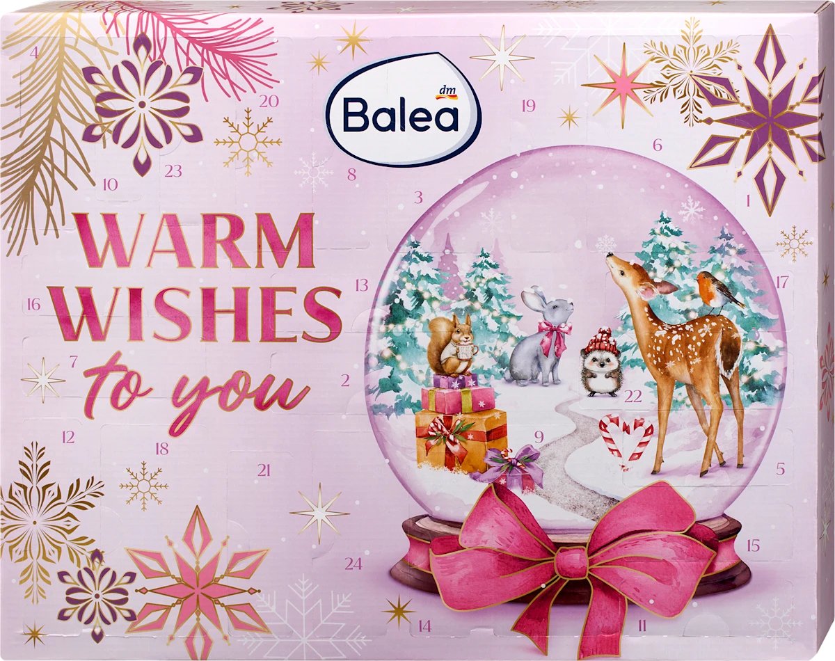 Balea Adventskalender 2026 Warm Wishes To You
