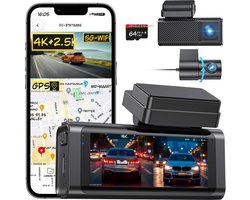 Kavora®Draadloze Dashcam - Draadloos CarPlay-Scherm - Dashcam met CarPlay - Zwart - 4cm x 9cm x 6cm