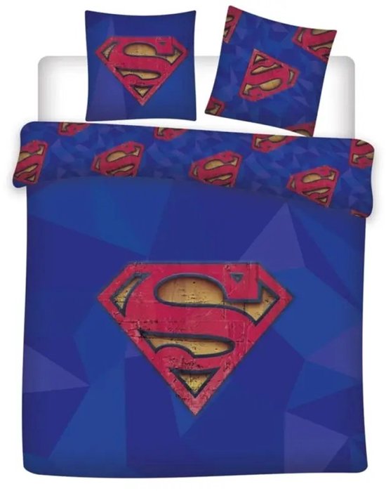 Superman Dekbedovertrek 240x220 Polykatoen 2in1 van Merkloos — afbeelding 5