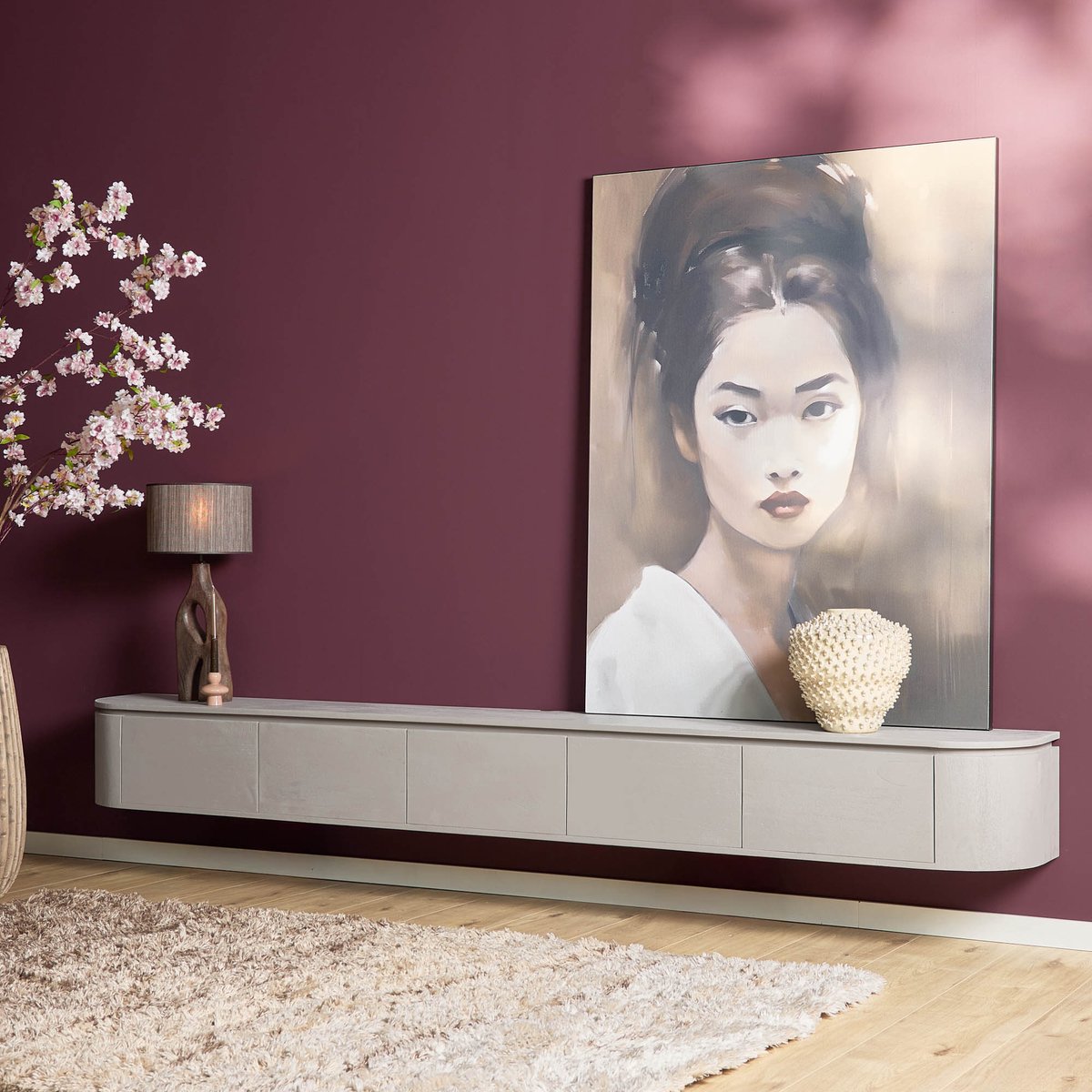 Starfurn Tv meubel Excellent - Taupe - 35x280x30 cm