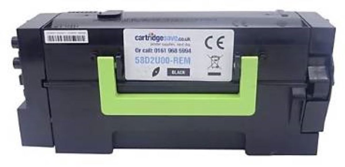 Renkforce RF-6131510 Toner Zwart – Compatibel met Lexmark 58D2U00 – 55.000 Pagina’s