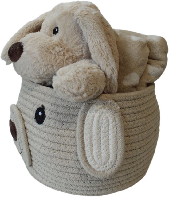 Gift basket Animal Dog - kraammand - cadeau baby — afbeelding 2