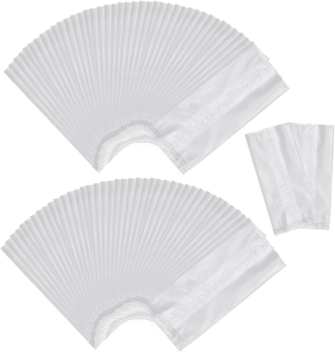 100 Stuks Polyvinyl Alcohol Vissen Tassen voor Karper, Vissersaccessoires, Bait Bags, 6x12cm